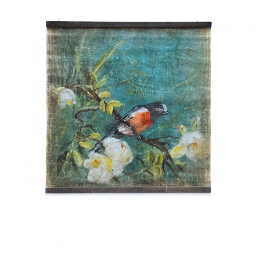 L'OISEAU ROUGE (120x120cm) L'OISEAU ROUGE (120x120cm)